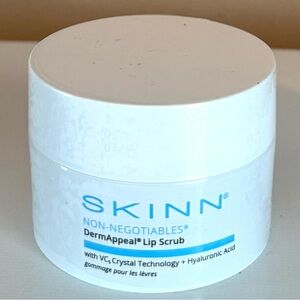 SKINN NON-NEGOTIABLES DERMAPPEAL LIP SCRUB 1 OZ HYALURONIC ACID SEALED
